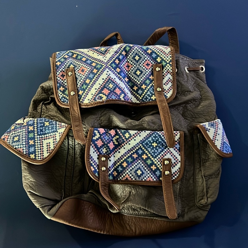 Brown Backpack